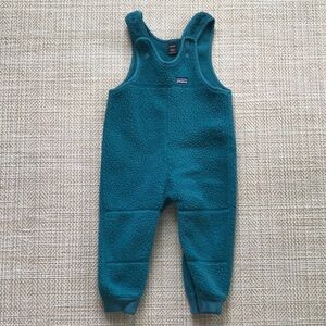 Vintage Patagonia Fleece Overalls (size 24m)